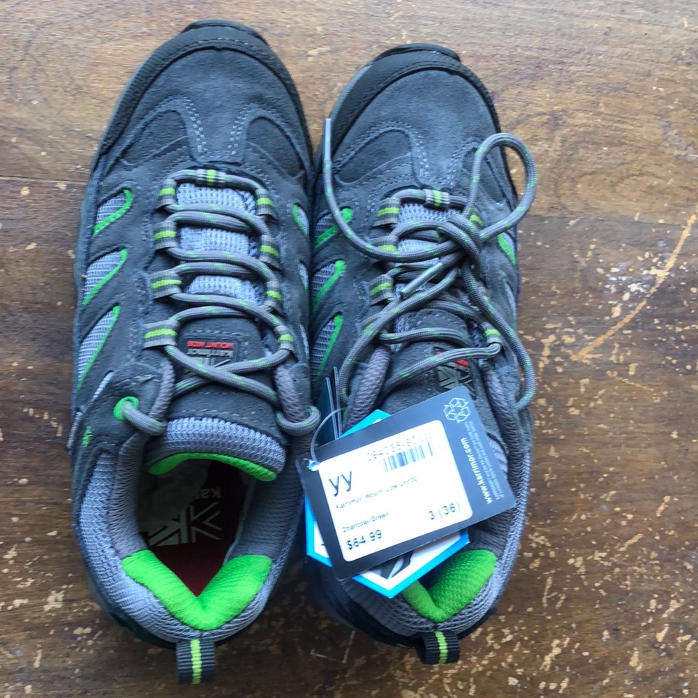 Brand new Karrimor boys waterproof hiking boots. Tag still attached.